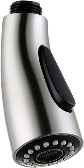 Weirun 313044699650 Kitchen Sink Faucet Pull-out Spray Head Replacement Part Brushed Nickel Plastic