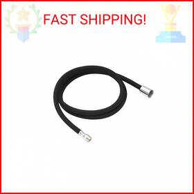 Weirun 614591007852 Kitchen Bathroom Sink Pull-down Faucet 1/2 Inch Ips Black Braided Replacement