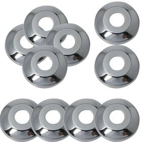 Cflangec-10 Welwik 10 Pieces Of 1/2 Inch Chrome Plated Stainless Steel Escutcheon Flange Cover