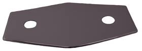 D504-12 Westbrass 673604318095 Hole Remodel Plate Oil Rubbed Bronze