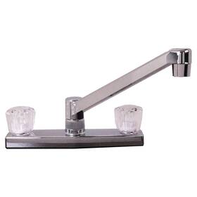 Nm2k-26 Westbrass 747028545501 8 Inch 2-handle Acrylic Non-metallic Kitchen Faucet 1-pack Polished Chrome