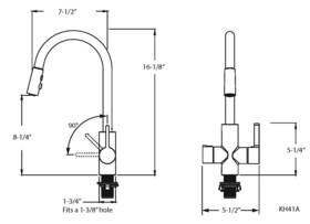Kh41ak-26 Westbrass 747028638357 Hotmaster 4 In 1 Kitchen Faucet Kit