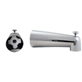 E5074d-1f-26 Westbrass 7 Inch Diverter Tub Spout For Copper Pipe In Polished Chrome