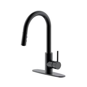 Kd08b-12 Westbrass Single Handle Dual Spray Push Button Mode Kitchen Faucet With Pull Oil