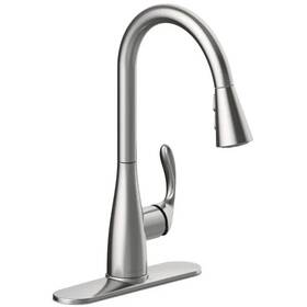 211805 Westwind 211804 Stainless Single-handle Pull Down High-arc Kitchen Faucet Seasons Westwin