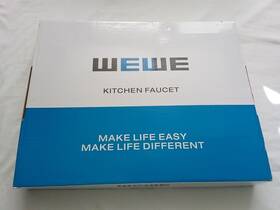 8018bgwb Wewe Kitchen Faucet Gold Pull Down Old Stock Customer Return Preowned