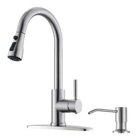 A1001-02-01gb Wewe Kitchen Sink Faucet With Soap Dispenser Pull Down Sp
