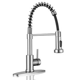 A8018-05-02ubn Wewe Kitchen Faucets Commercial Brushed Nickel Stainless Steel Pull Down Sprayer