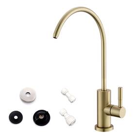 B09zqhdsjx Wewe Gold Kitchen Drinking Water Filter Faucet - Ro And Filtration System Stainle