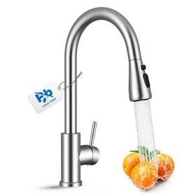 06stv Whisper08 Kitchen Faucet With Pull Down Sprayer Lead 01 Stainless Steel
