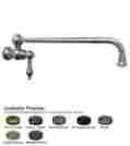 Whkpfslv3-9000-abras Whitehaus Collection Vintage Iii Single Handle Wall Mount Kitchen Pot Filler