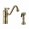 Whktsl3-2200-nt-ab Whitehaus Vintage Iii Plus Gpm Hole Kitchen Brass 848130036519