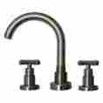 Whlx79214-bn Whitehaus Collection Luxe Widespread Bathroom Faucet With Double Cross Handles 848130003566