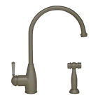 Whqnp-34682-bn Whitehaus Collection Queenhaus Single Handle Kitchen Faucet With Side Spray