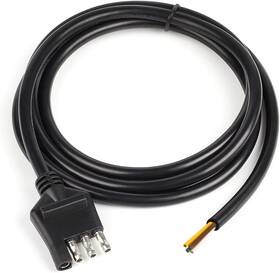 At0201 Woftd 4-way Trailer Wiring Harness With 5 Ft Wires 4-pin Jacketed Cable