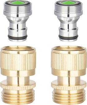 Woken 445037279273 Whk Kitchen Quick Connect Faucet Adapter Portable Washer Bathroom Sink F