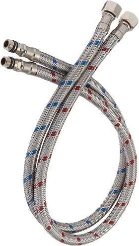 Wovier 705353085437 Water Supply Hoses Faucet Connector Vessel Sink Braided Stainless