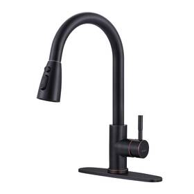 2310301rb-amus Wowow Bronze Kitchen Faucet With Sprayer Stainless Steel Sink Oil R