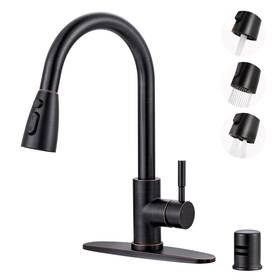 2310301rb-l Wowow Kitchen Faucet With Air Gap Stainless Steel Sink And Dis