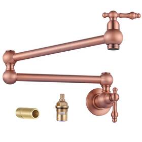 2311100br Wowow Pot Filler Faucet Copper Stove Solid Brass Kitchen Sink Fa