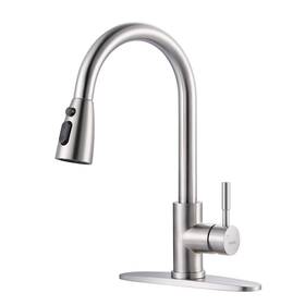 B07mqvy2hl Wowow Kitchen Faucet Pull Down Sprayer Sus 304 Stainless Steel 3 Water Modes