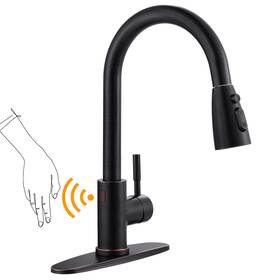 B0d3q8dzqy Wowow Smart Motion Sensor Kitchen Faucet With Pull-out Sprayer Automatic Hands-f