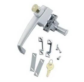 Vk333x3 Wright Products Keyed Push Button Door Lock Out Swinging Aluminum -