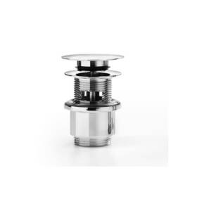 Linea-53991 Ws Bath Collections Linea 53991 Chrome Gsi Drain Assembly With Overflow