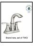 Ws84411msrn Moen New Two Hensley Bath Faucets Brushed Nickel Centerset