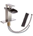 X00-1730jyx Eyekepper Bwe Waterfall Brushed Nickel Bathroom Sink Faucet