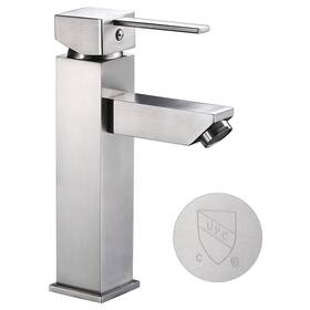 X-81-fh1-0010-017 Xcceries Bathroom Rectangle Faucet Sink Basin Single Handle/hole Mixer Tap Brushed Nickel