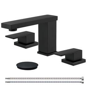 63-sf Xifumixertaps Bathroom Sink Faucet 3 Holes Widespread Vanity Mixer 2 Handle With Drain
