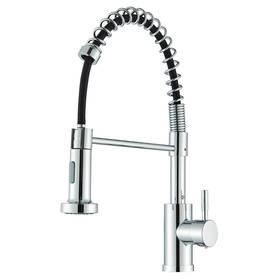 Xifumixertaps 797334204142 Chrome Kitchen Sink Faucet With Pull Down Spray Single Handle Swivel Mixer Taps