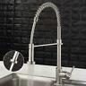 Xir1719185 Tapcet Brushed Nickel Kitchen Faucet Pull Out Dual Spray Swivel