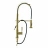 Yd1030d Avola Hole Pull Down Kitchen Faucet With Sprayer Gold Open