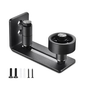 06sdg003-8diy-06 Yessources 8 In 1 Floor Guide Sliding Barn Door Bottom Wall Mount Stay Roller