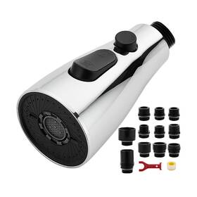 Yykbz 762849103822 Kitchen Faucet Head Replacement 3 Modes Pull Down Spray With 11 Adapters