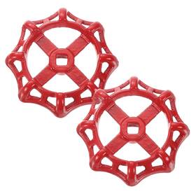 10x10mm-round Zaplyte 639664804107 2 X Outside Faucet Handles Wheel Handle Water Spigot Red