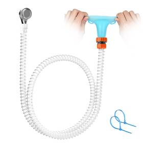 Zhongpu Reach 772841032754 Slip-on Tub Hose For Bathtub Faucet Ear-tab Zip-tie Connector