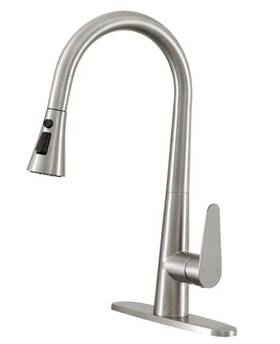 Amz-tbl-201 Zhongshan Ruihao Optoelectronics Technology Co. Ltd. 18 Inch High Brushed Nickel Kitchen Faucet With Pull H18