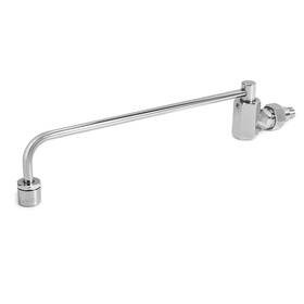 Zkdausdo Zdw#002 Swing Spout Brass Wok Range Faucet Commercial Grade Wall Mounted Kitchen Sink