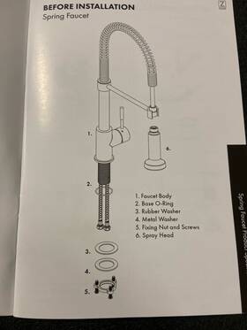 Zline 810021148304 Inc-kf-pg Incline 1.8 Gpm Single Hole Kitchen Faucet - Polished Gold
