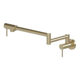 Zline Kitchen And Bath 195948014520 Gemini Wall Mount Pot Filler In Champagne Bronze
