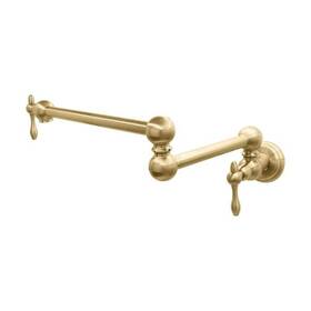 Zline Kitchen And Bath 195948024543 Rembrandt Wall Mount Pot Filler In Champagne Bronze
