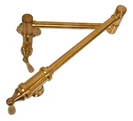 Moen S664BG Traditional Two-handle Lever Wall Mount Kitchen Faucet, Brushed Gold. Fixed Price $734.98.