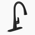 Kohler Anessia Touchless Pull-down Kitchen Faucet R31890-BL, Matte Black. Fixed Price $135.00.