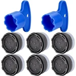 6 Pieces Faucet Cache Aerators With Removal Tool 18.5 Mm Water.... Fixed Price $15.22.