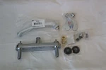 Elkay 8" Centerset Food Service Faucet With 4" Blade Handles Chrome Finish. Fixed Price $109.64.