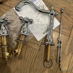 Kingston Brass KB197.AX Heritage 1.2 Gpm Widespread Bathroom - Chrome. Fixed Price $57.00.