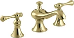 Scratched Kohler K-16102-4A-PB Revival Widespread Bathroom Sink Faucet Brass. Fixed Price $608.00.